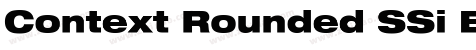 Context Rounded SSi Bold Italic字体转换